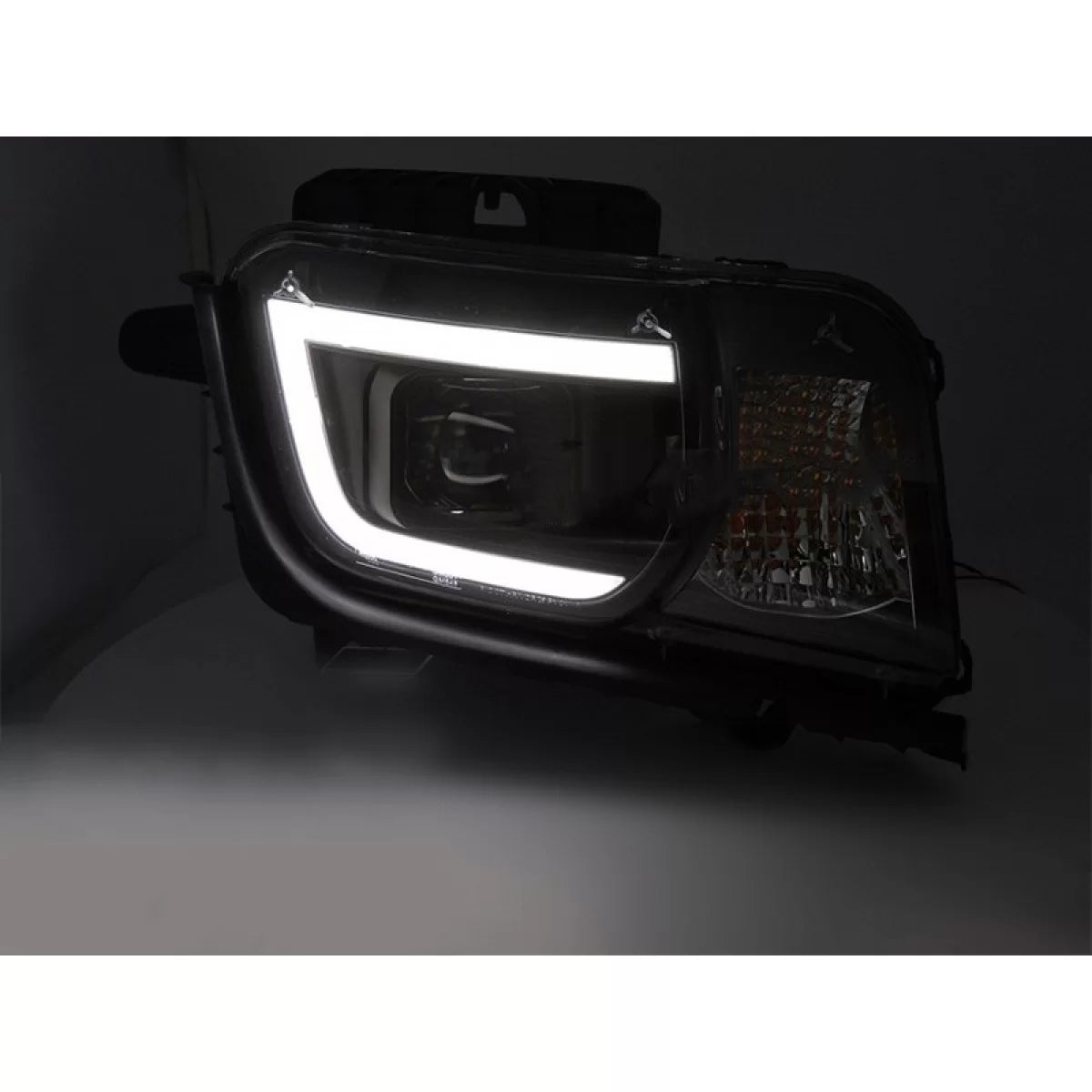 Fari Tuning Anteriori Dx e Sx Base Nera per Chevrolet Camaro 2009-2013