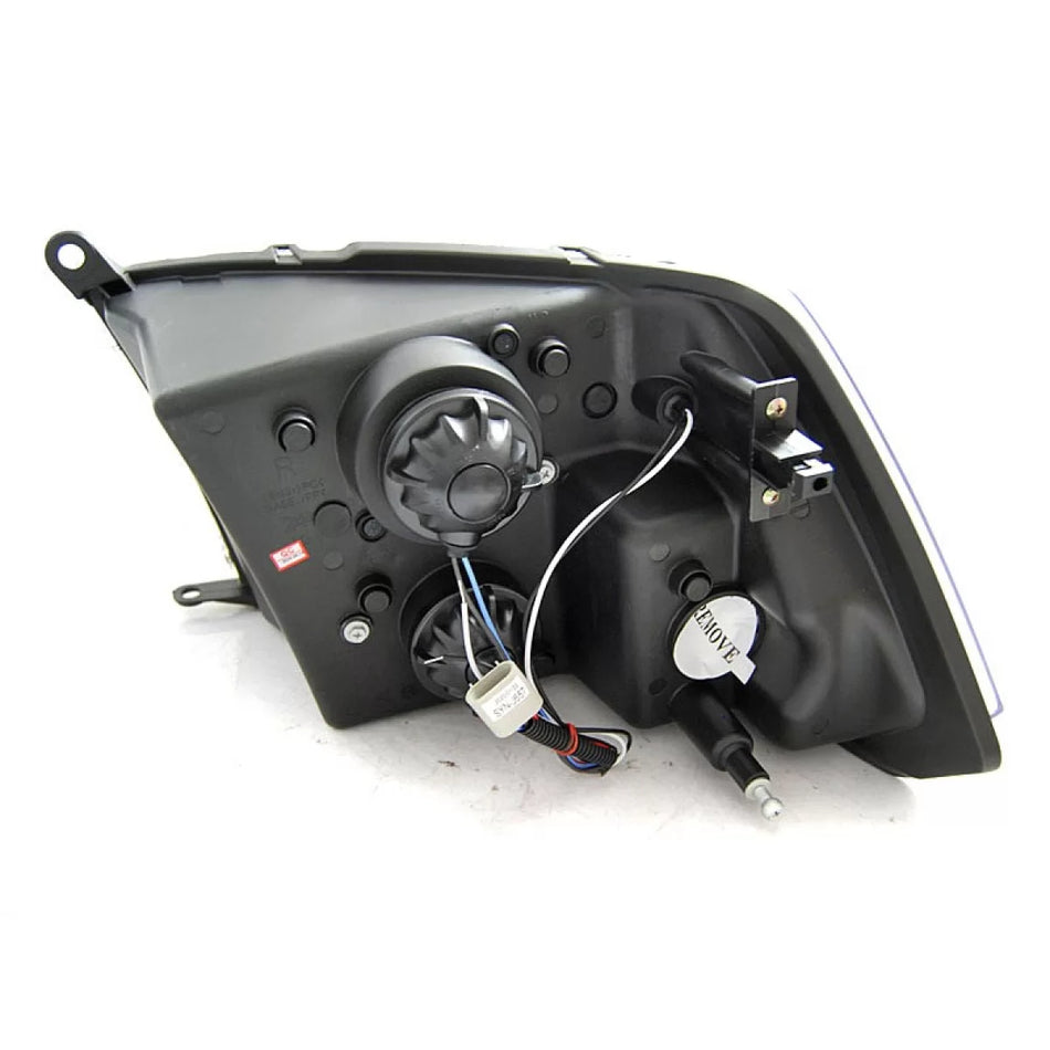 Fari Anteriori Tuning con Base Nera per Dodge Ram 2009-2018 Dx e Sx