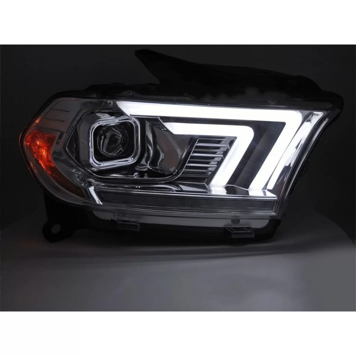 Fari Tuning con Frecce Dinamiche Anteriore Dodge Durango 2010-2013 Cromati