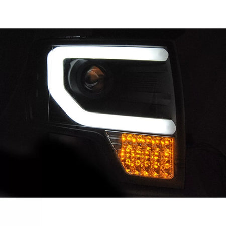 Fari Anteriori Tuning Base Nera Dx e Sx per Ford F150 2008-2014