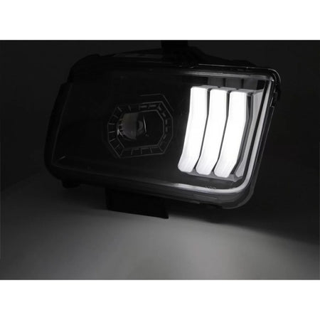 Fari Anteriori Tuning Base Nera per Ford Mustang 2004-2009