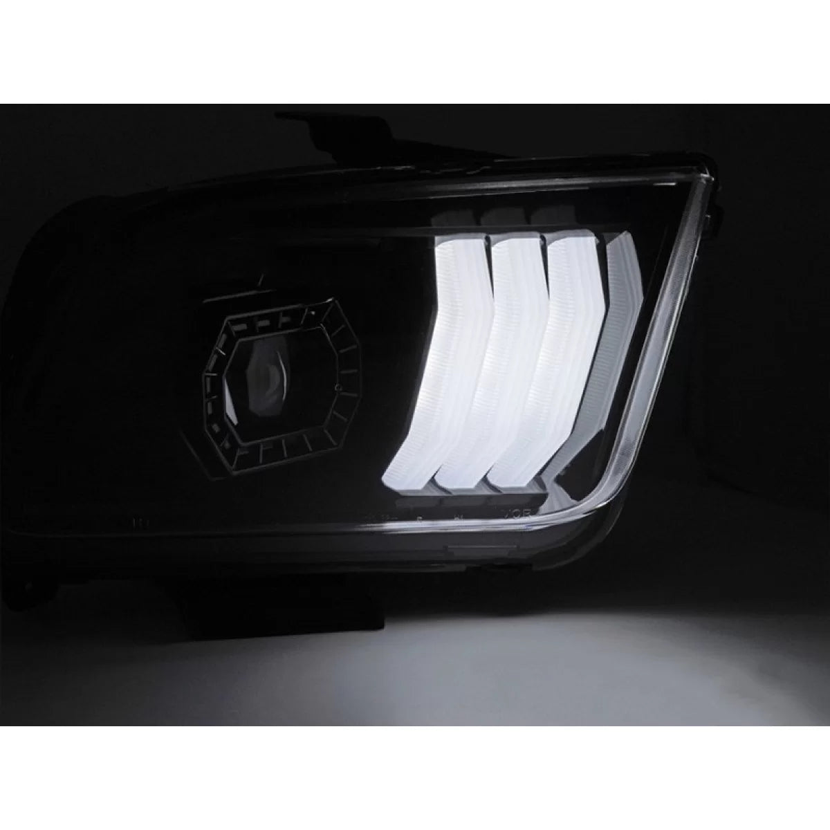 Fari Anteriori Tuning Base Nera per Ford Mustang 2004-2009
