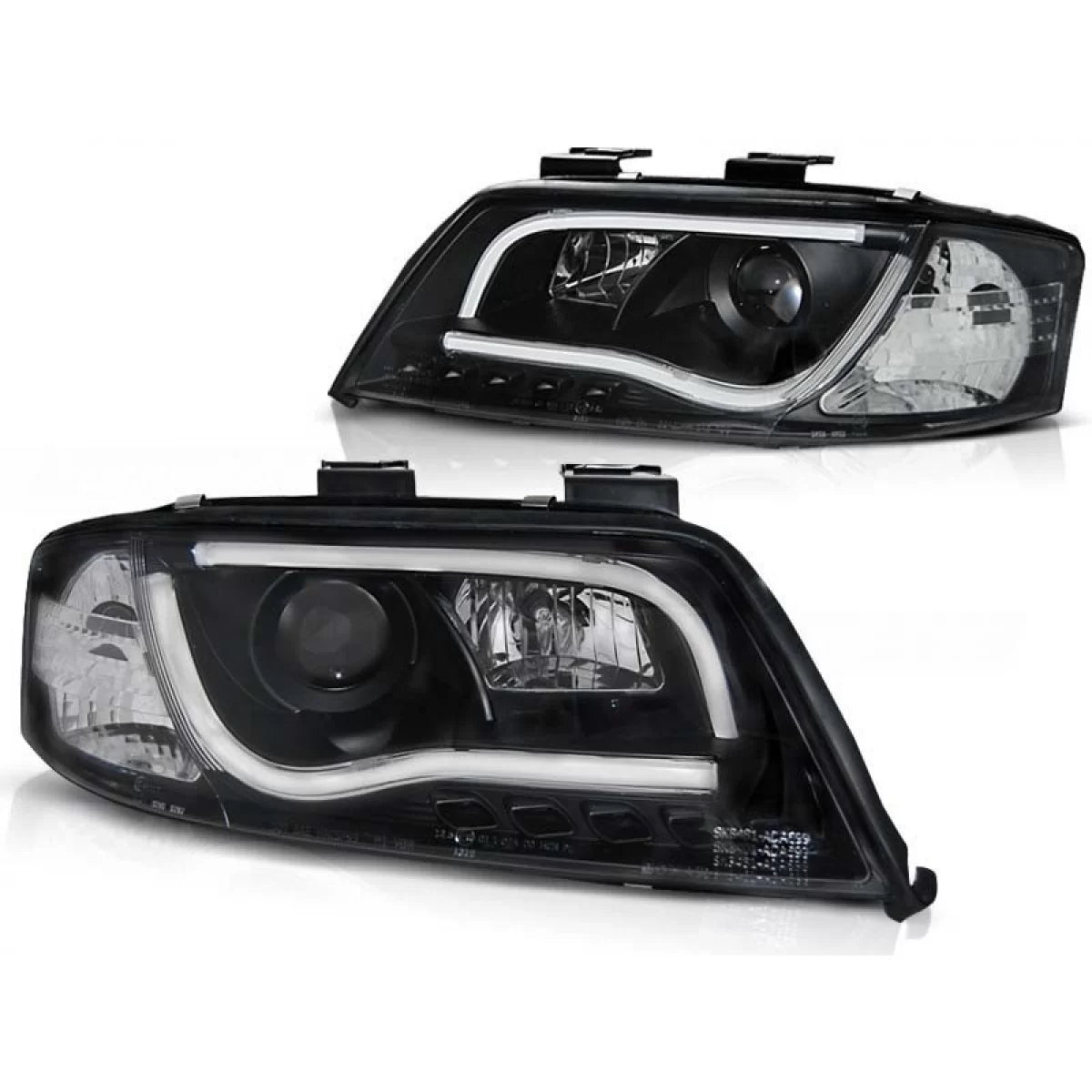 Fari Tuning con Luci Diurne Audi A6 C5 06.2001-05.2004 Berlina/sw Station Wagon