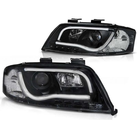 Fari Tuning con Luci Diurne Audi A6 C5 06.2001-05.2004 Berlina/sw Station Wagon