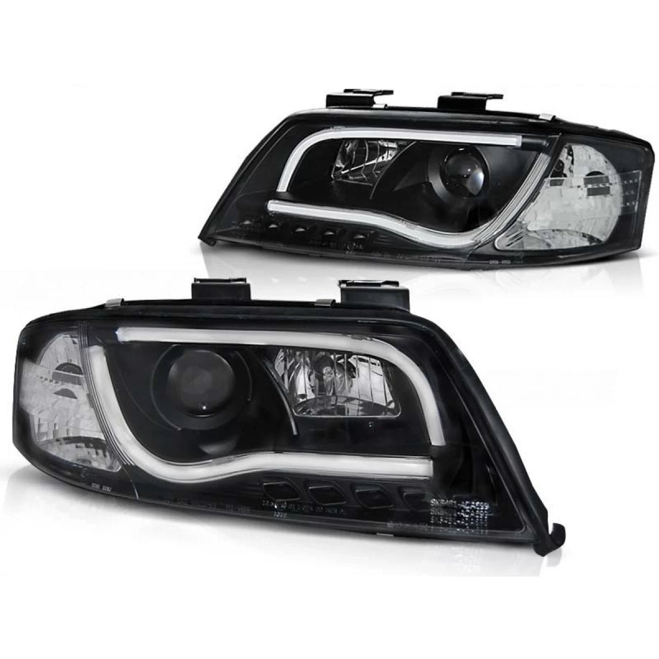 Fari Tuning con Luci Diurne Audi A6 C5 06.2001-05.2004 Berlina/sw Station Wagon
