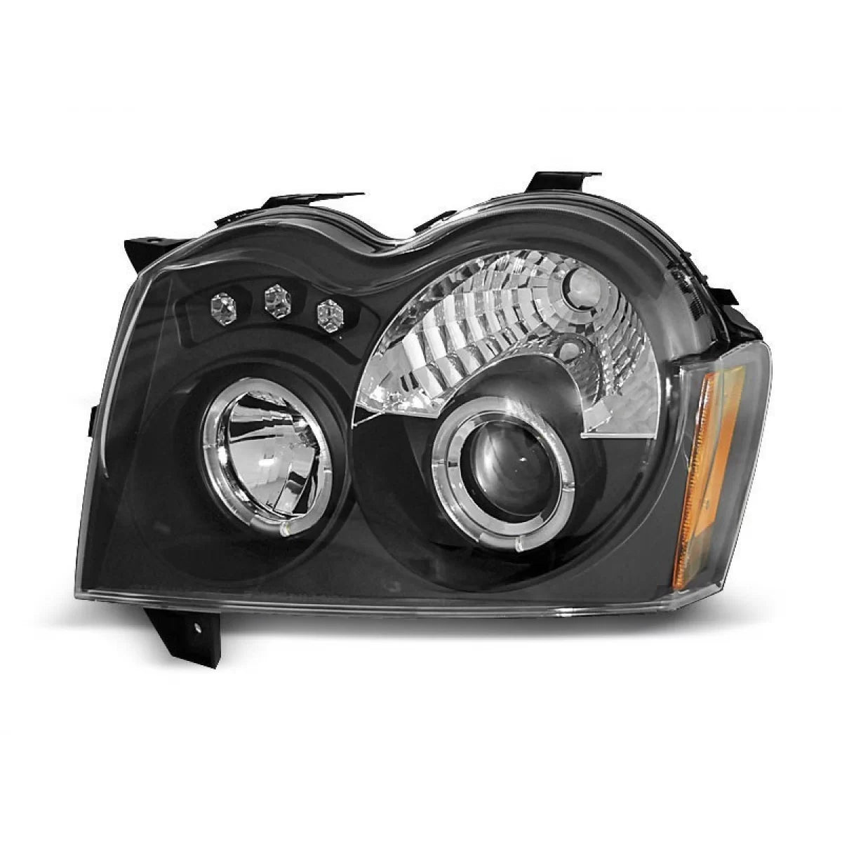 Fari Anteriori con Anelli Alogeni Jeep Grand Cherokee 2005-2008 Dx e Sx
