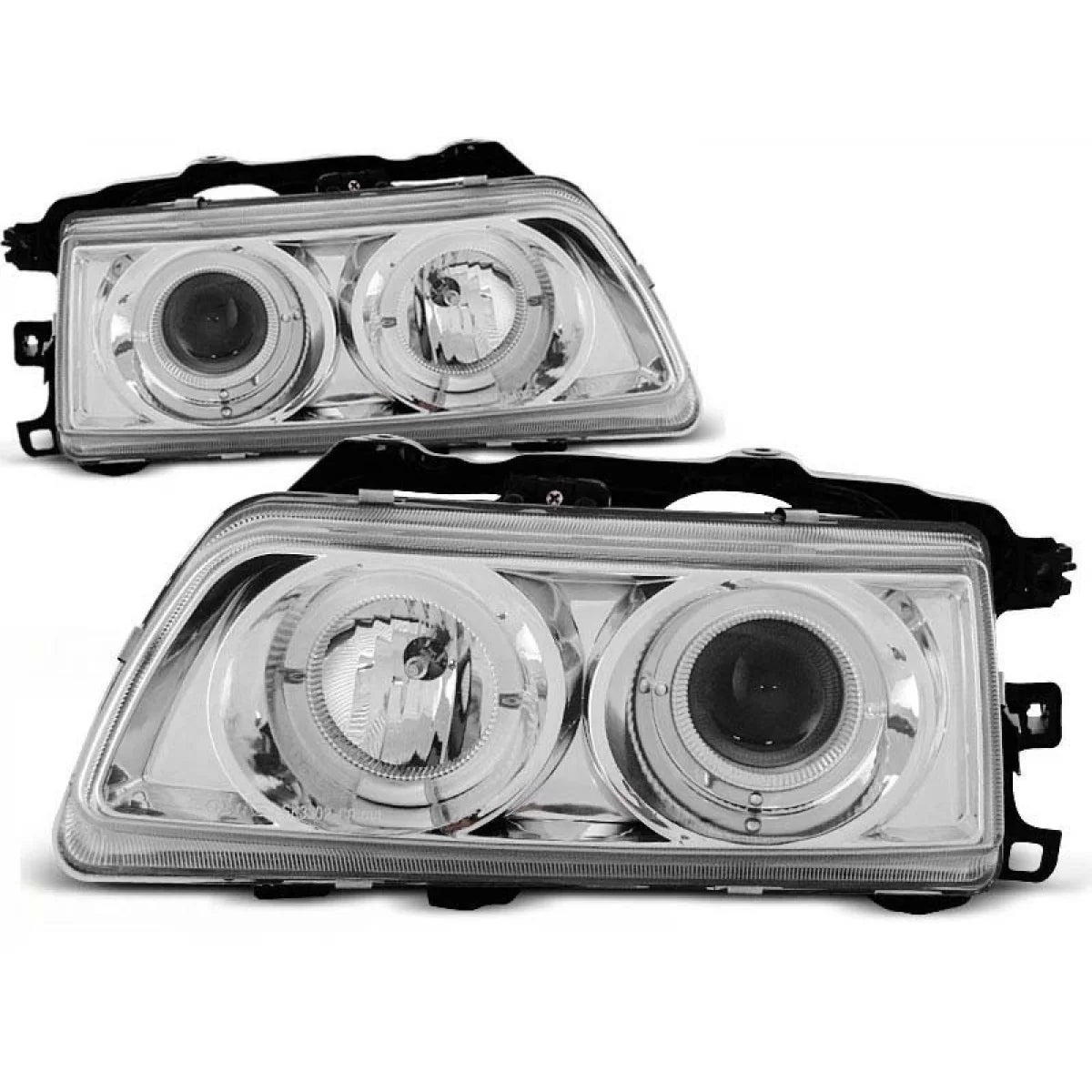 Fari Anteriori Cromati Sinistro e Destro per Honda Crx 1987-1989