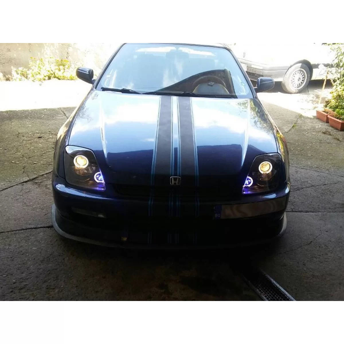 Fari Tuning Anteriori Neri Sinistro e Destro per Honda Prelude 97-01