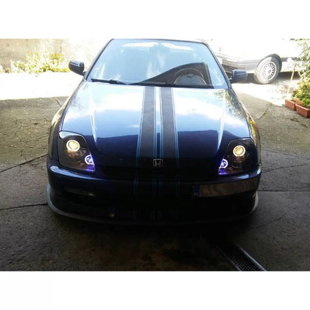 Fari Tuning Anteriori Neri Sinistro e Destro per Honda Prelude 97-01