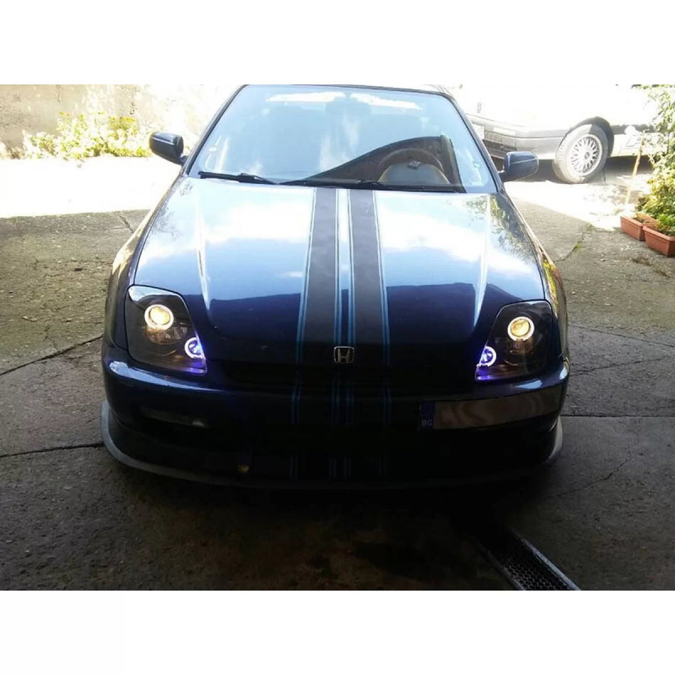 Fari Tuning Anteriori Neri Sinistro e Destro per Honda Prelude 97-01