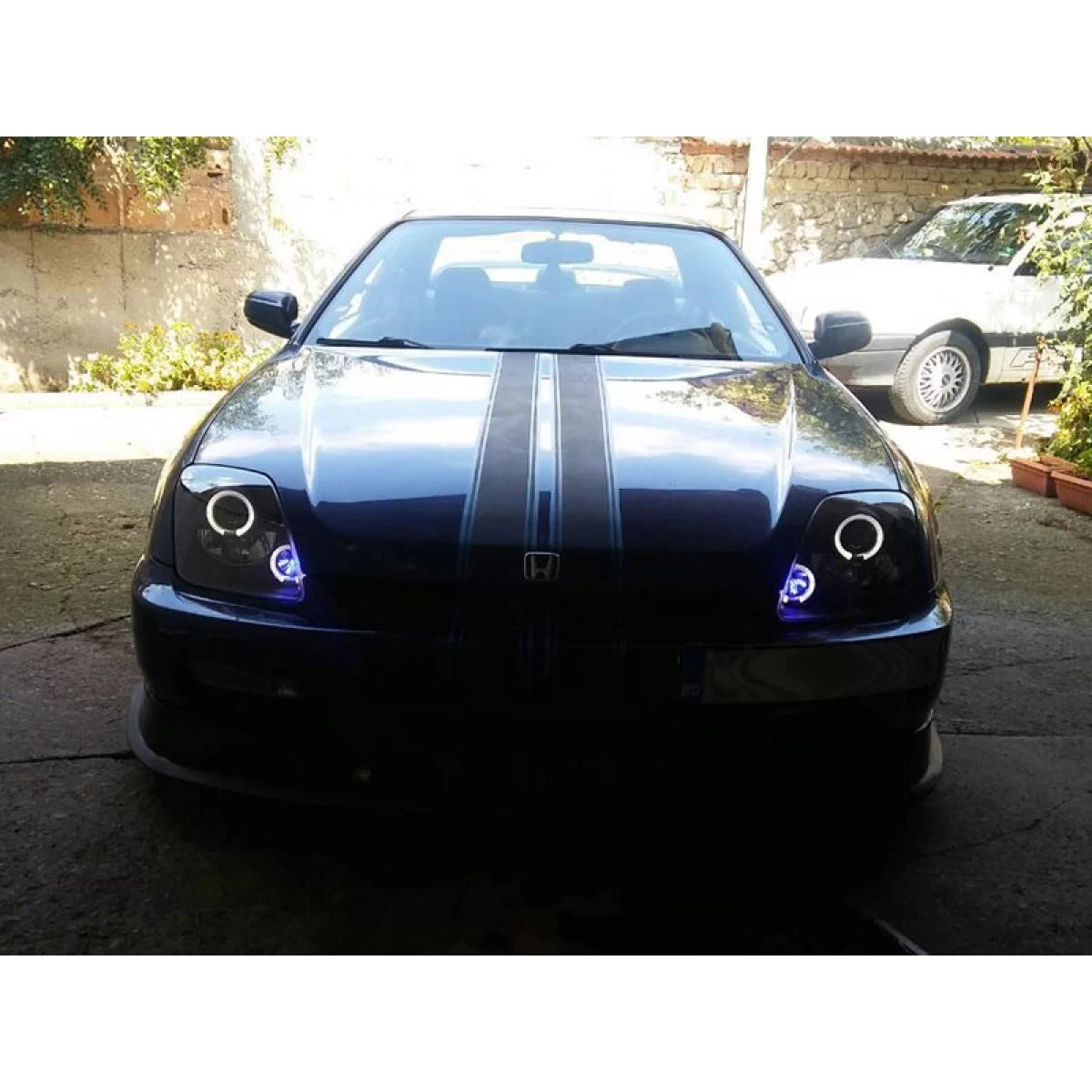 Fari Tuning Anteriori Neri Sinistro e Destro per Honda Prelude 97-01