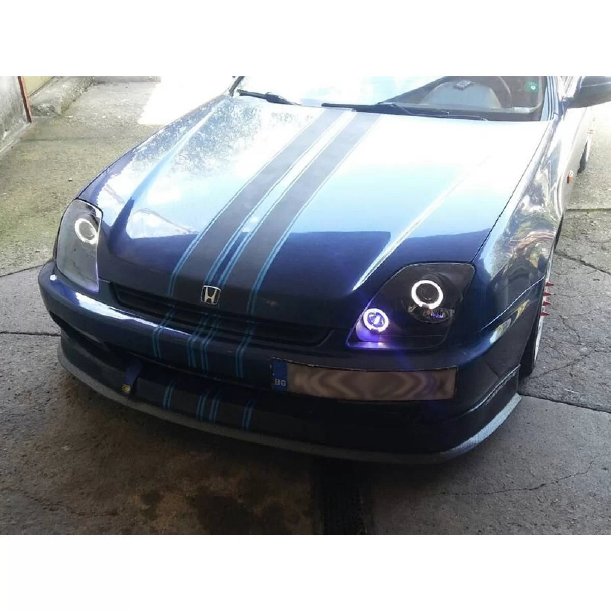 Fari Tuning Anteriori Neri Sinistro e Destro per Honda Prelude 97-01