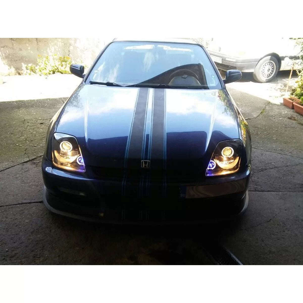 Fari Tuning Anteriori Neri Sinistro e Destro per Honda Prelude 97-01