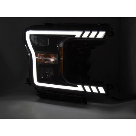 Fari Anteriori con LED e Frecce Dinamiche Sinistro e Destro per Ford F150