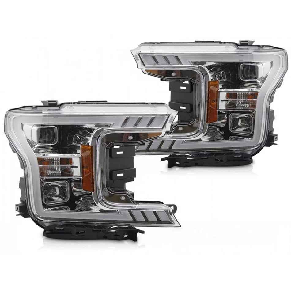 Fari Tuning con LED e Indicatori Dinamici Anteriore Dx e Sx per Ford F150