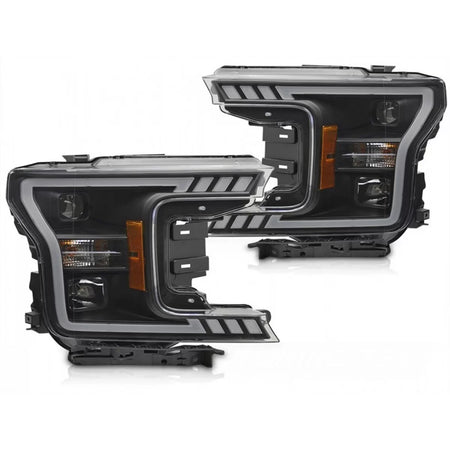 Fari Anteriori con LED e Frecce Dinamiche Sinistro e Destro per Ford F150
