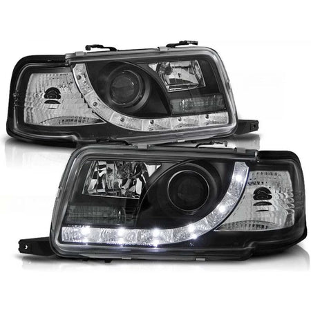 Fari Tuning con Luci LED Anteriori Sinistro e Destro per Audi 80 B4