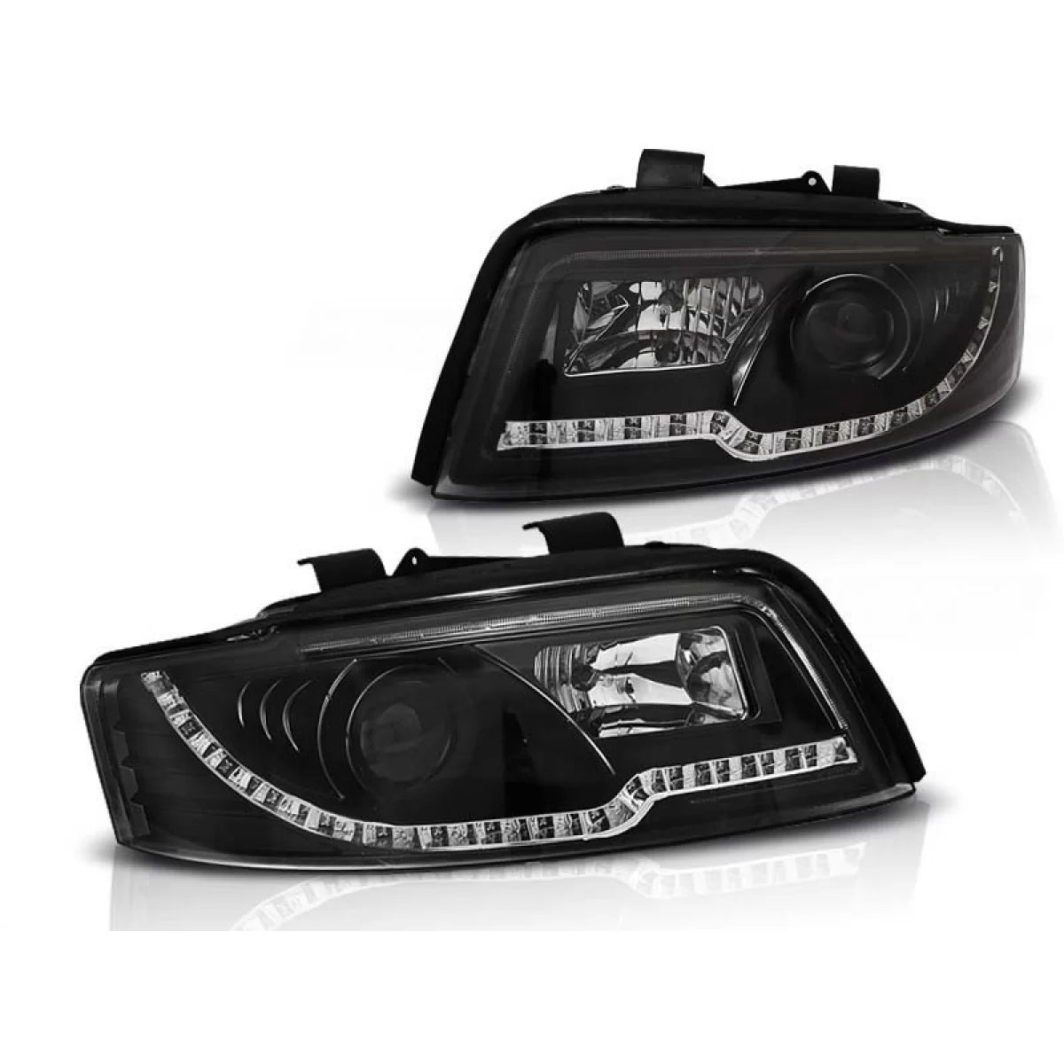 Fari Anteriori con Luci LED per Audi A4 B6 10.2000-10.2004 Berlina/station Wagon