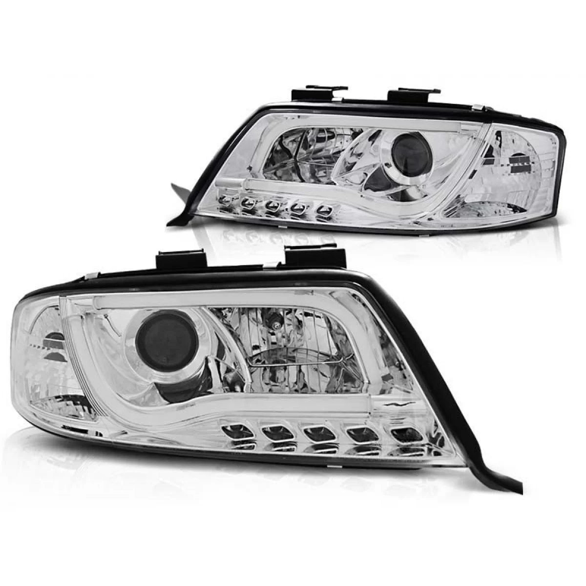 Fari Anteriori con Luci LED per Audi A6 C5 05.1997-05.2001 Berlina/station Wagon