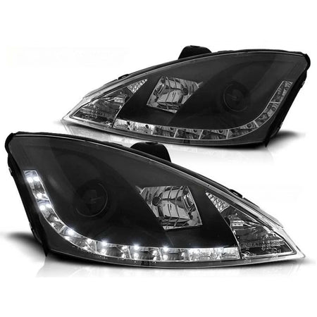Fari Tuning con Luci LED Anteriore Sinistro e Destro per Ford Focus MK1