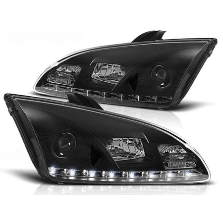 Fari Tuning con Luci LED Anteriore Sinistro e Destro per Ford Focus MK2