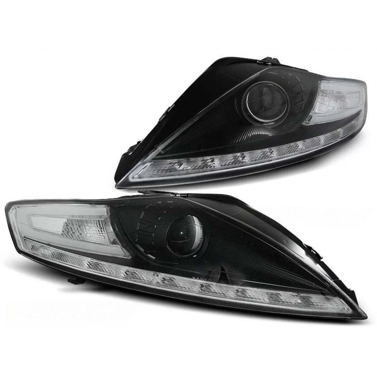 Fari Tuning con Luci LED Anteriore Sinistro e Destro per Ford Mondeo 07-10