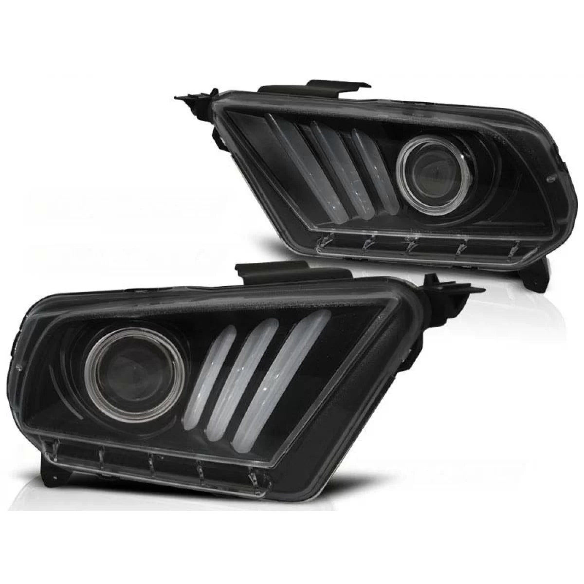Fari Anteriori con Luci LED Sinistro e Destro per Ford Mustang 2010-2013