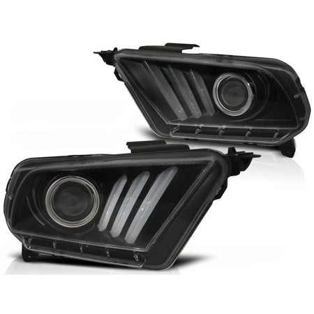 Fari Anteriori con Luci LED Sinistro e Destro per Ford Mustang 2010-2013