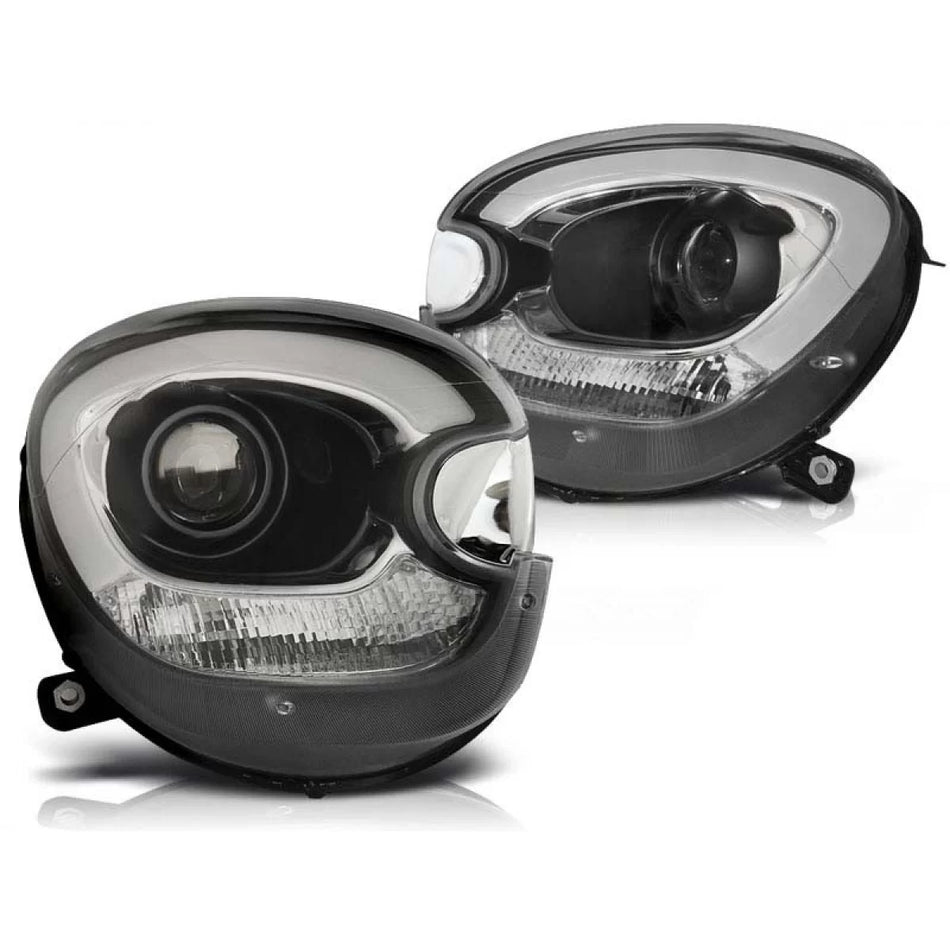 Fari Tuning con Luci LED Anteriori Sinistro e Destro per Mini Cooper Countryman