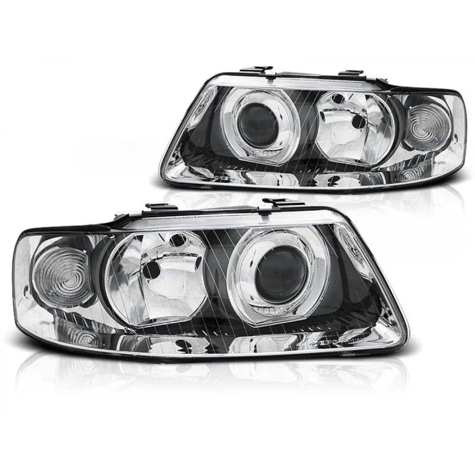 Fari Tuning con Lenti Anteriori Sinistro e Destro per Audi A3 09.2000-05.2003