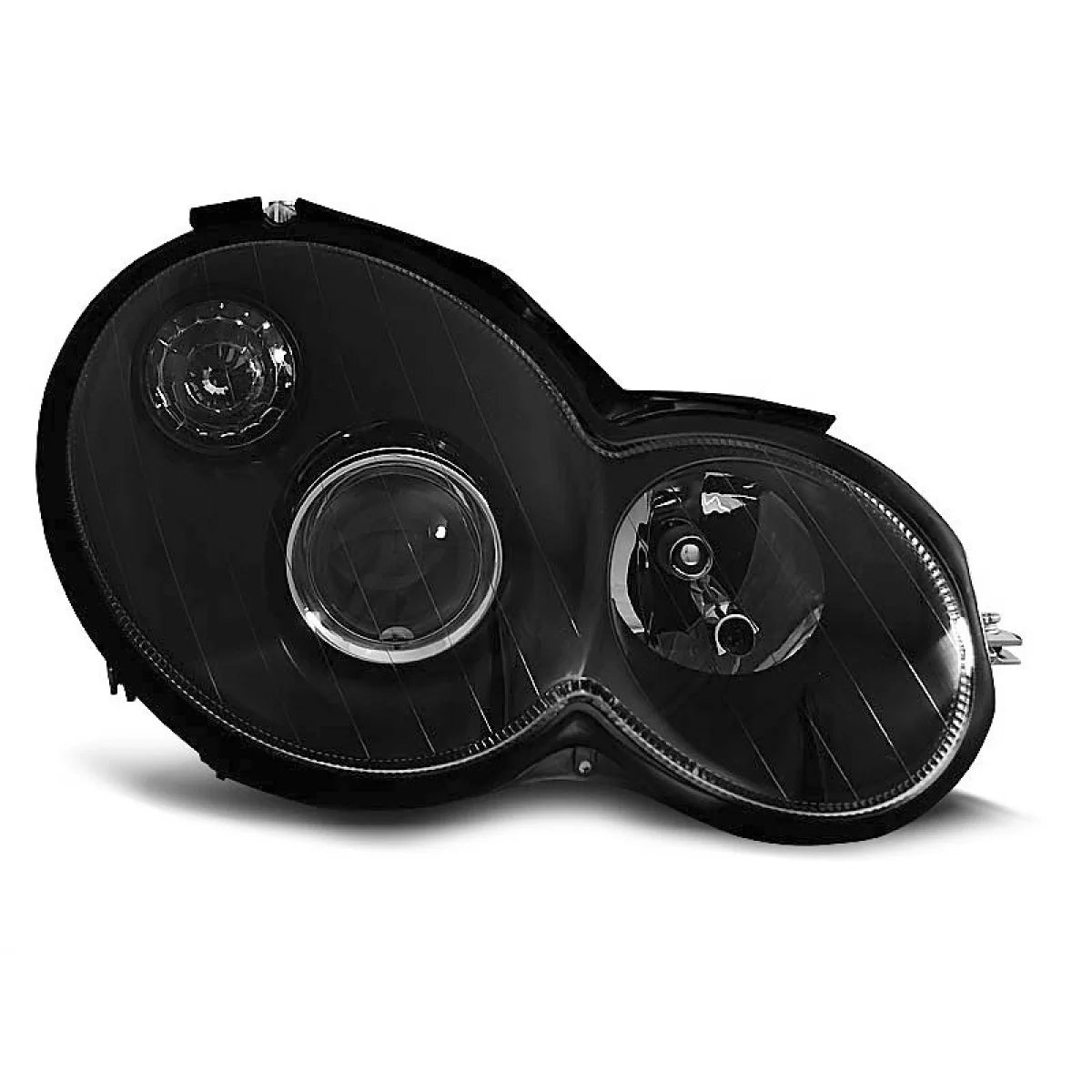 Fari Anteriori Tuning Base Nera Dx e Sx per Mercedes Classe C Sport CL203