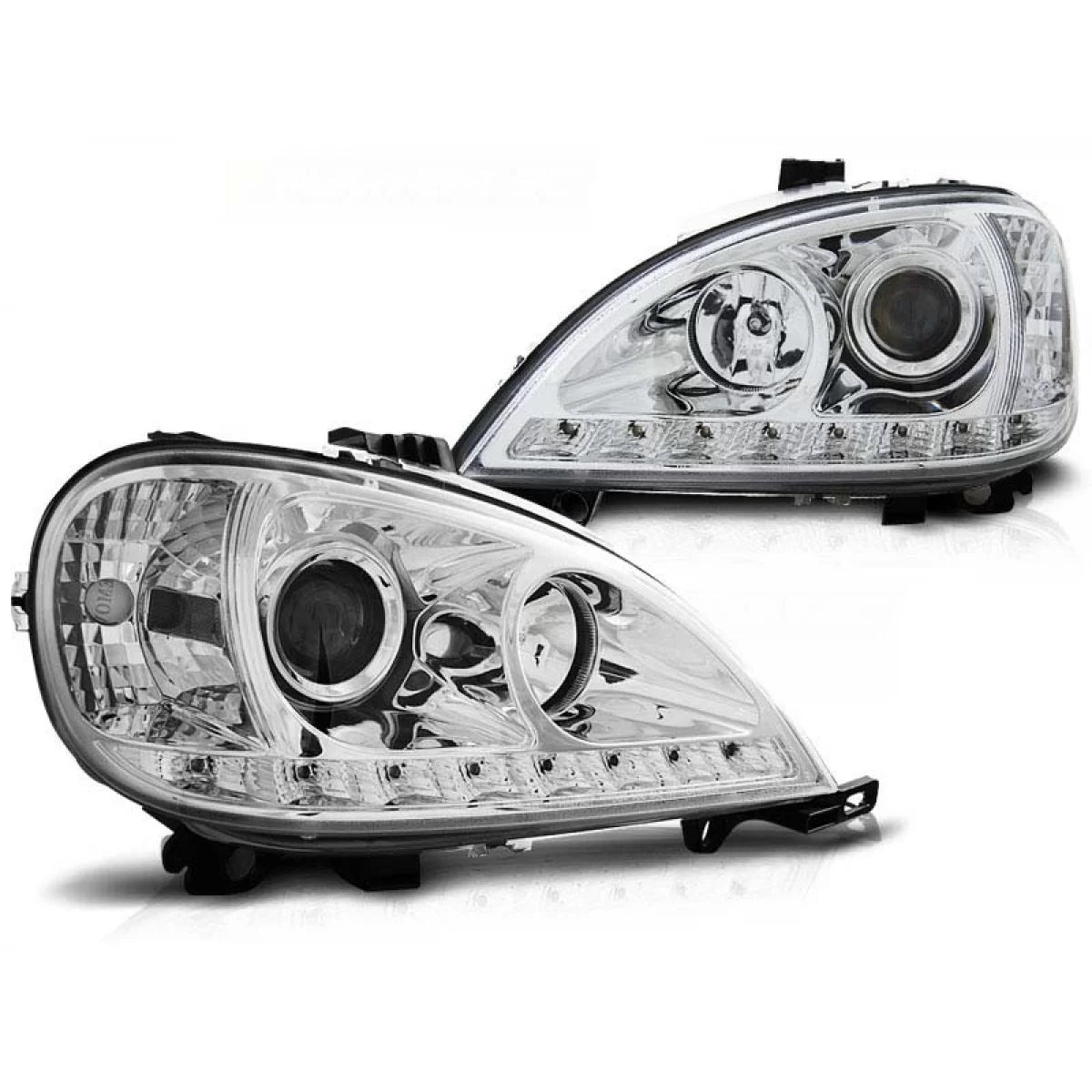 Fari Tuning Anteriori Sinistro e Destro per Mercedes ml Class W163 98-01