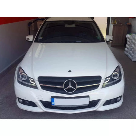 Fari Anteriori Tuning Sinistro e Destro per Mercedes Classe C W204 2011-2014