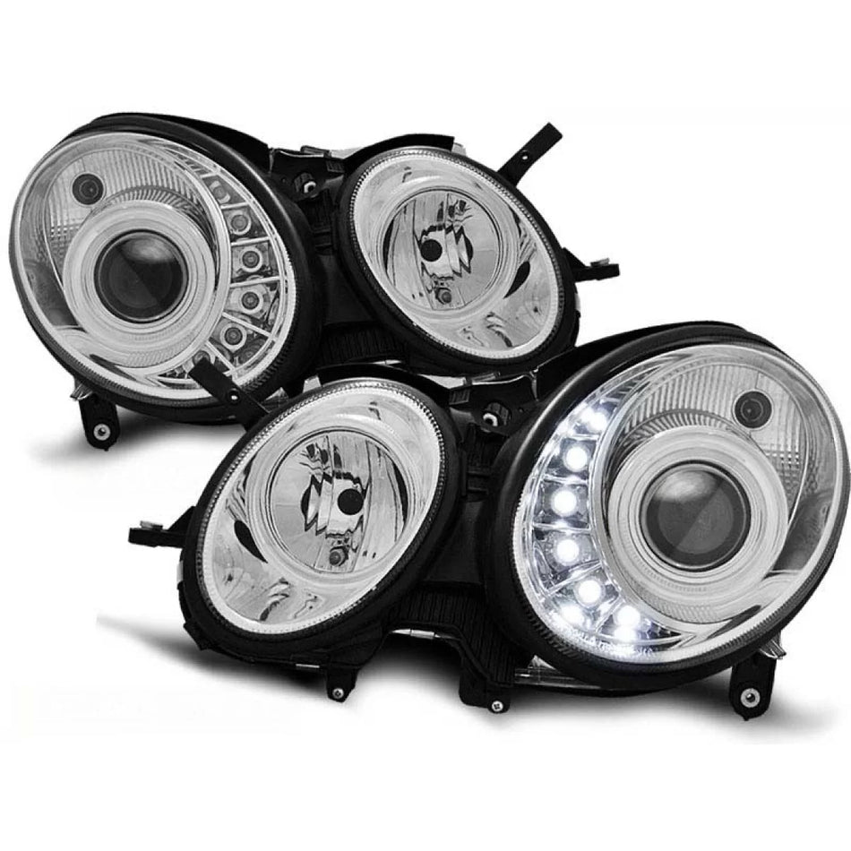 Fari Anteriori Sinistro e Destro per Mercedes Classe E W211 03-06