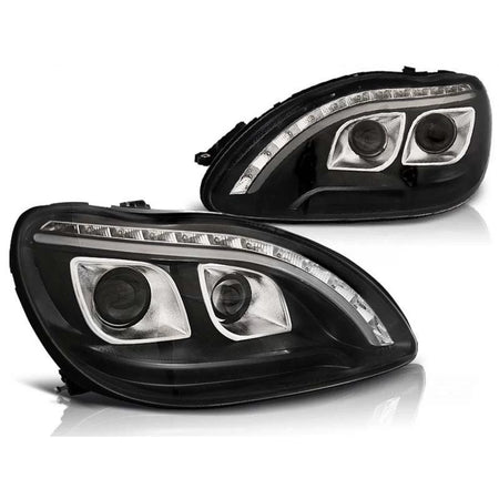 Fari Tuning Anteriori Sinistro e Destro per Mercedes Classe S W220 1998-2005