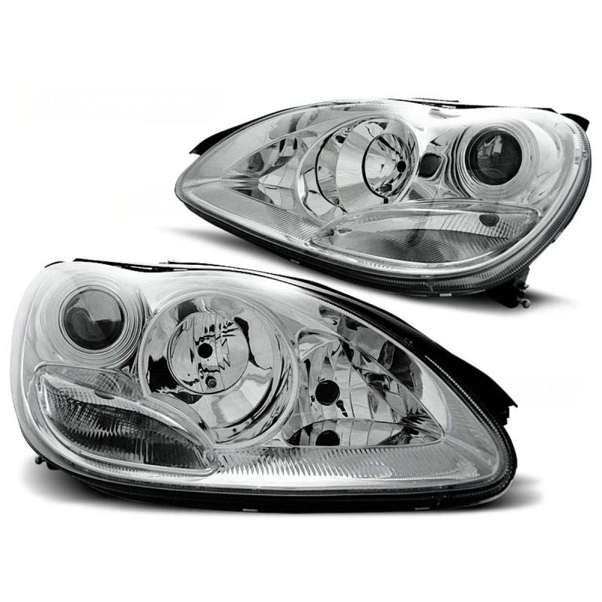 Fari Tuning Anteriori Sinistro e Destro per Mercedes Classe S W220 2002-2005