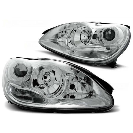 Fari Tuning Anteriori Sinistro e Destro per Mercedes Classe S W220 2002-2005