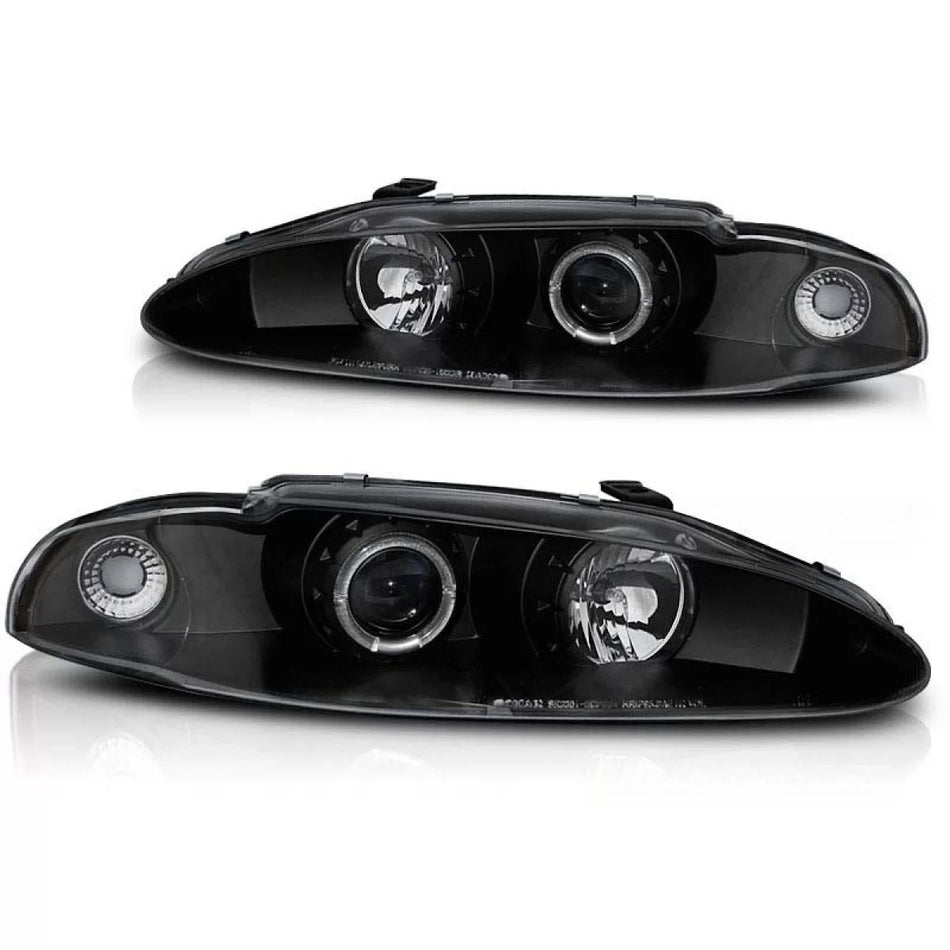 Fari Tuning Anteriori Sinistro e Destro per Mitsubishi Eclipse 1995-1996