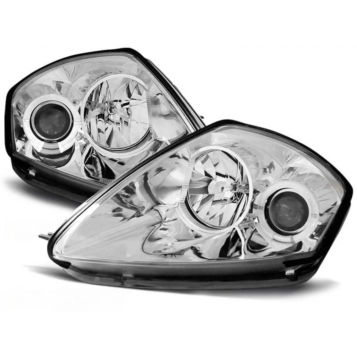 Fari Anteriori Set Sinistro e Destro per Mitsubishi Eclipse D50 2000-2005