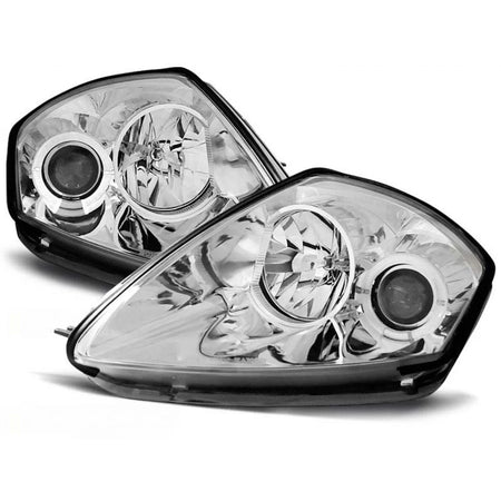 Fari Anteriori Set Sinistro e Destro per Mitsubishi Eclipse D50 2000-2005