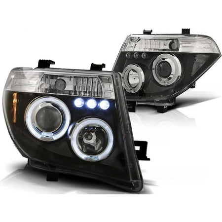 Fari Anteriori Tuning Sinistro e Destro per Nissan Navara Pathfinder D40