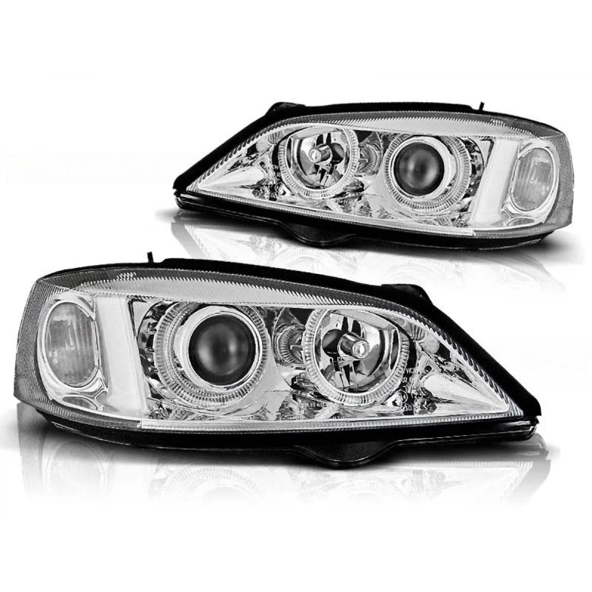 Fari Anteriori Set Sinistro e Destro per Opel Astra G 09.1997-02.2004