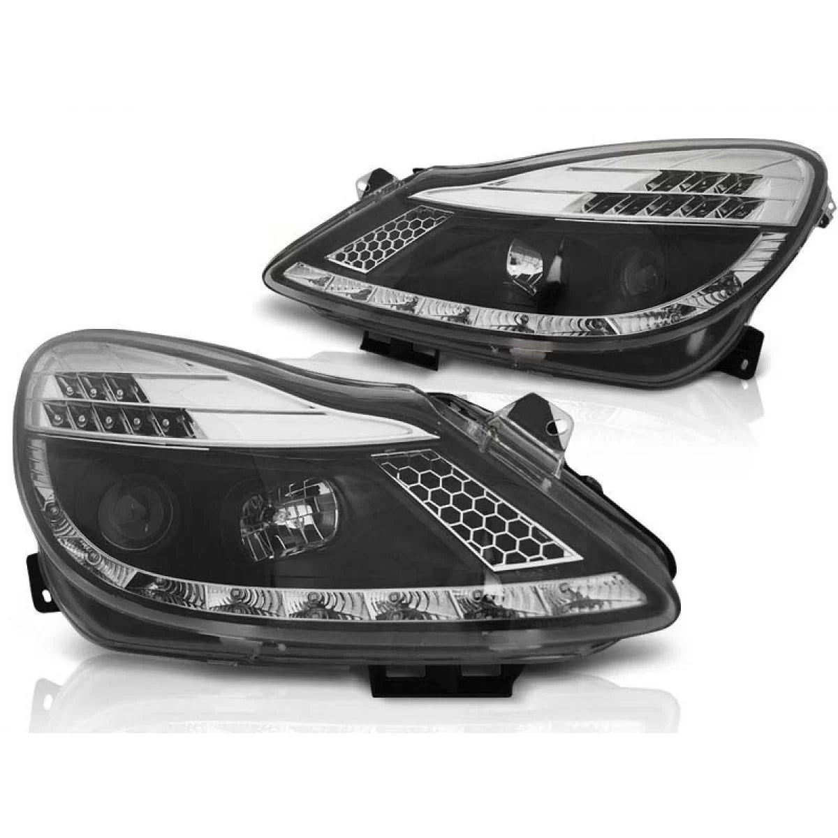 Fari Anteriori Sinistro e Destro per Opel Corsa D 04-11