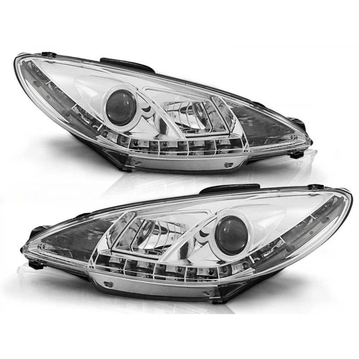 Fari Anteriori Sinistro e Destro per Peugeot 206 1998-2002