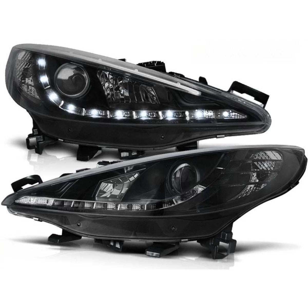 Fari Anteriori Sinistro e Destro per Peugeot 207 05.2006-06.2009