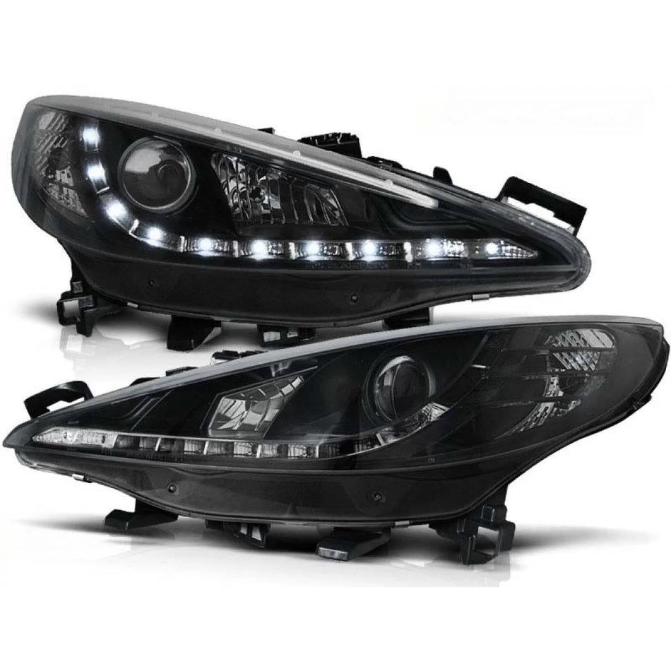 Fari Anteriori Sinistro e Destro per Peugeot 207 05.2006-06.2009