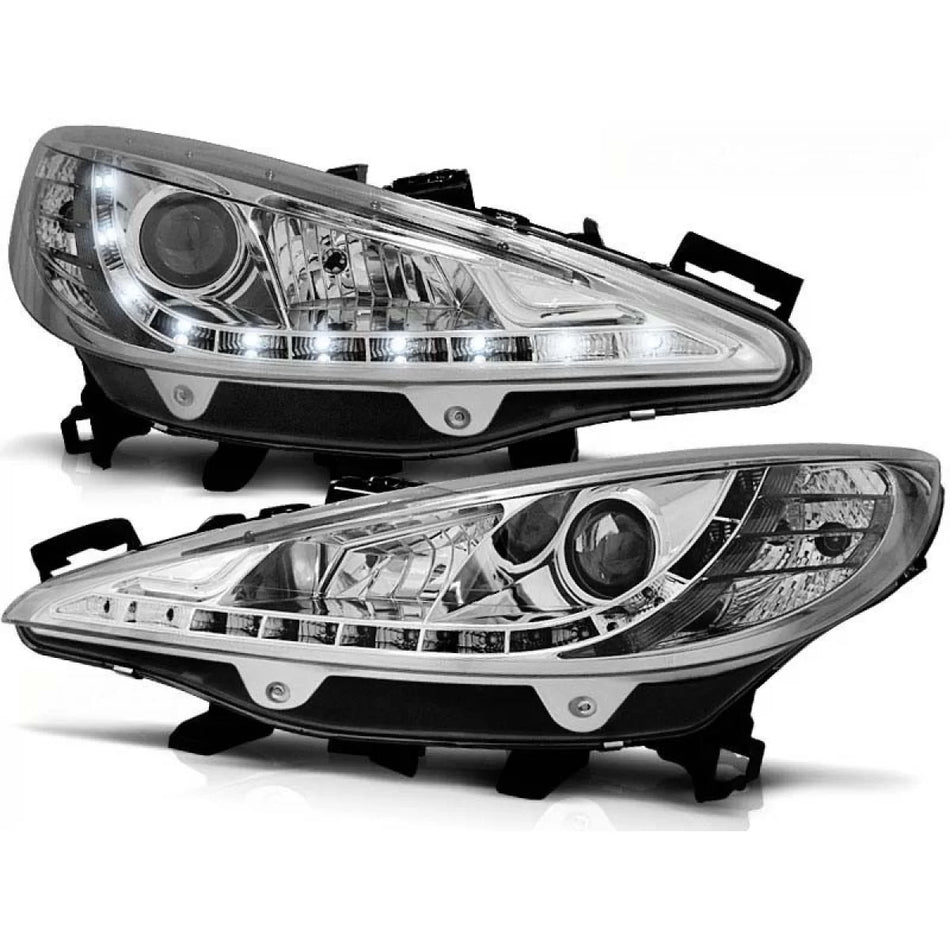 Fari Anteriori Sinistro e Destro per Peugeot 207 05.2006-06.2009