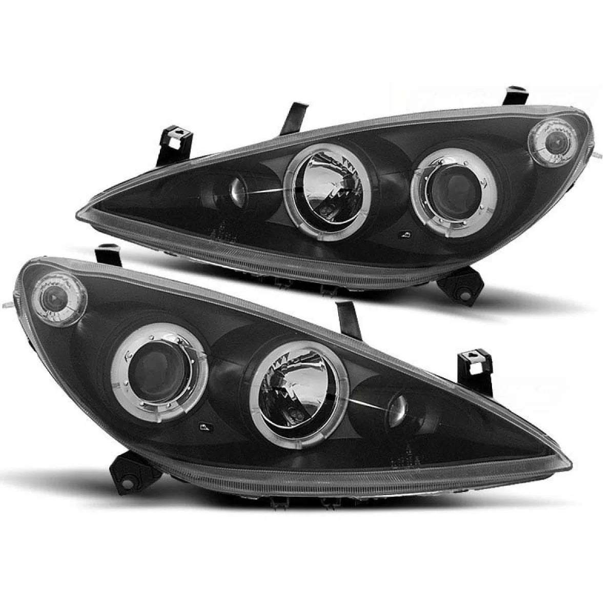 Fari Tuning Anteriori Sinistro e Destro per Peugeot 307 04.2001-06.2005
