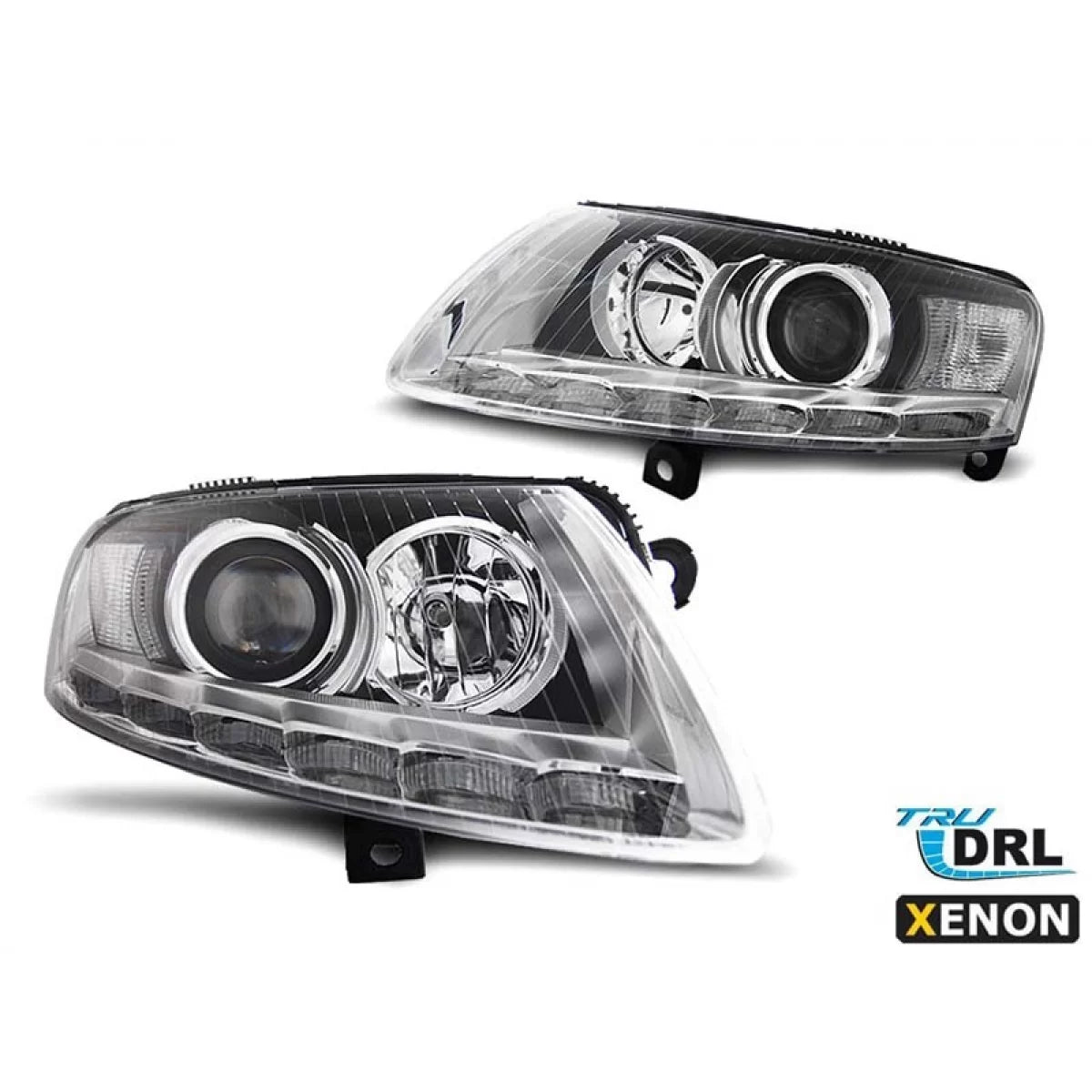 Fari Anteriori con Luci Diurne Audi A6 C6 2004-2008 Berlina e Station