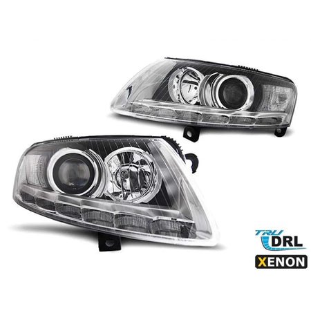 Fari Anteriori con Luci Diurne Audi A6 C6 2004-2008 Berlina e Station